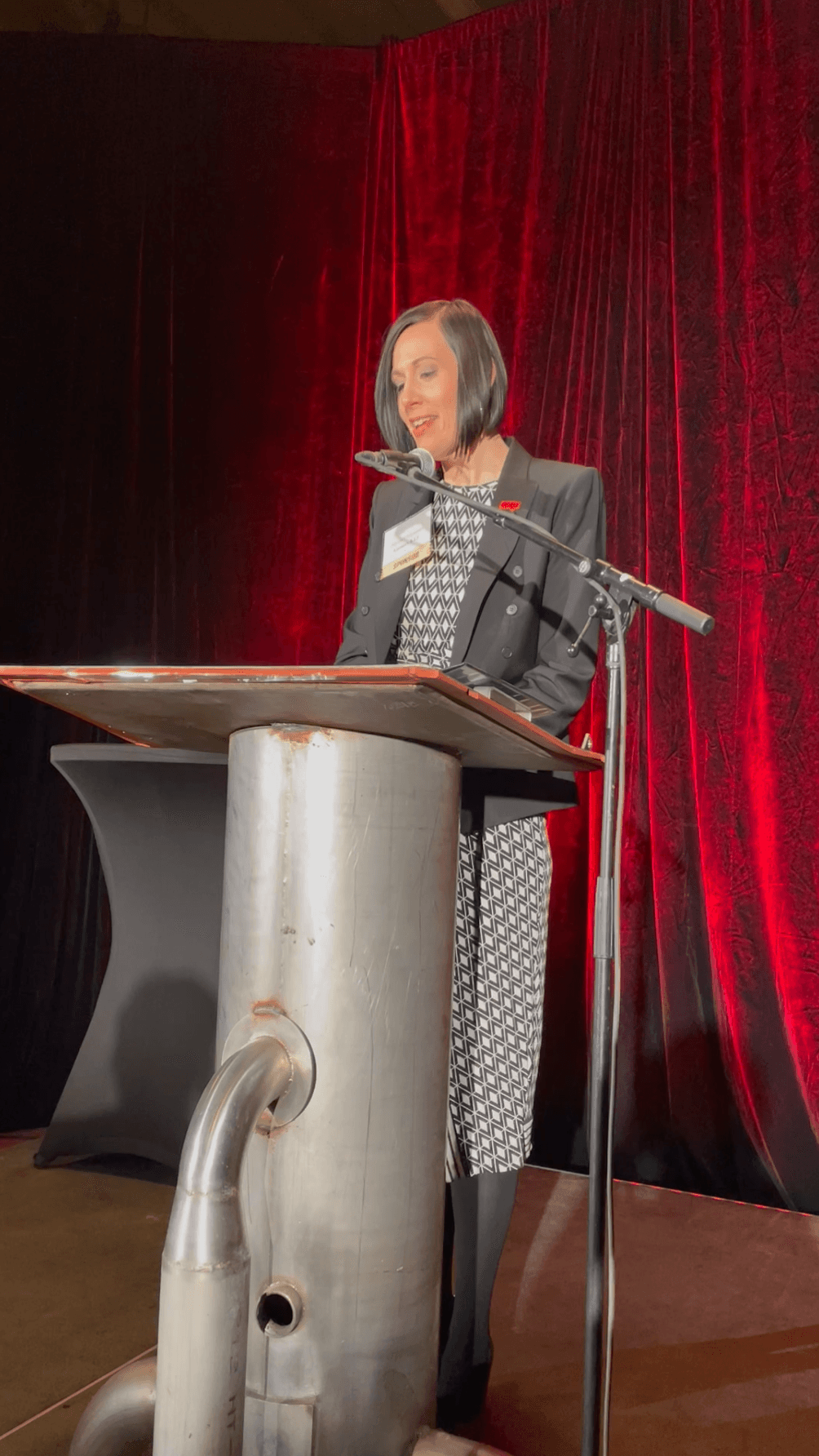 Alysia Christiaen of CFW² delivering a speaking engagement